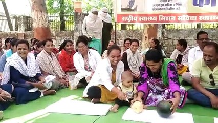 आंदोलनरत रहे संविदा स्वास्थ्य कर्मचारी