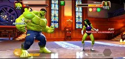 Hulk Vs she hulk fighting scene // amazing fighting scene