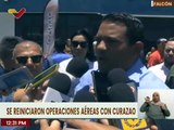 Falcón | Gobierno Nacional retoma operaciones aéreas entre Venezuela y Curazao