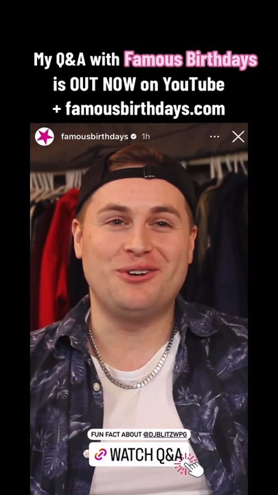 Thanks Famous Birthdays for having me!