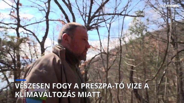 Vészesen fogy a Preszpa-tó vize a klímaváltozás miatt