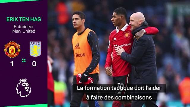 Erik Ten Hag loue la polyvalence de Rashford