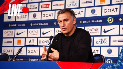 Replay : Conférence de presse de Christophe Galtier après Paris Saint-Germain - FC Lorient