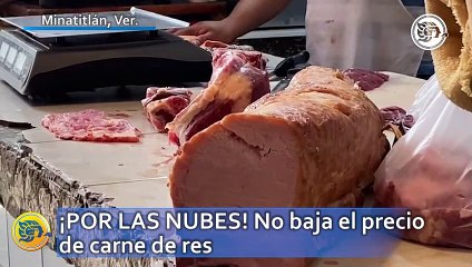 ¡POR LAS NUBES! No baja el precio de carne de res