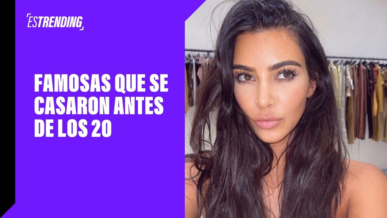 Famosas que se casaron antes de los 20's