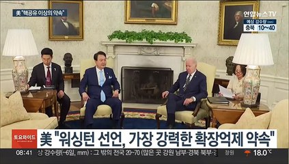 美 "워싱턴선언, 핵공유 넘어서는 확장억제 약속"