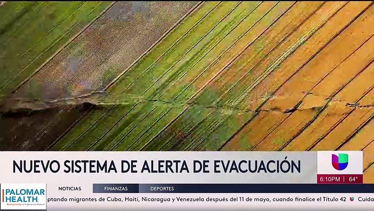 Nuevo sistema de alerta de evacuación en español
