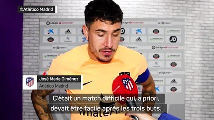 32e j. - Giménez : “Le match aurait dû être facile après les 3 buts”