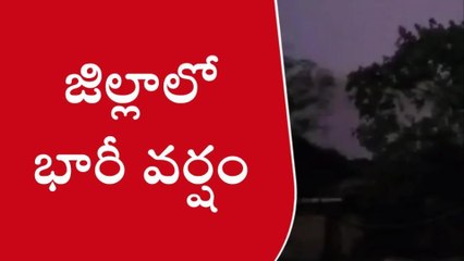 ములుగు: జిల్లా వ్యాప్తంగా భారీ వర్షం