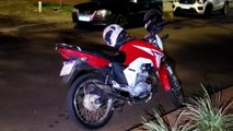 Mulher fica ferida após cair de moto no Bairro Morumbi