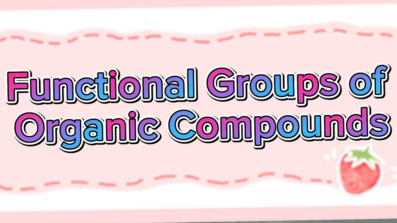 Functional Group of Organic Compounds | Organic Chemistry | Urdu/Hindi | Class X & XII