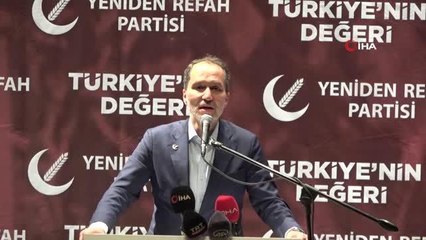 Yeniden Refah Partisi Genel Başkanı Fatih Erbakan Bilecik'te konuştu