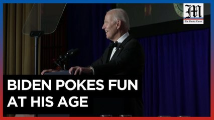 Biden laughs off age gags at White House Correspondents' dinner