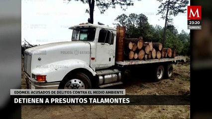 Detienen a ocho presuntos talamontes en operativos en Edomex