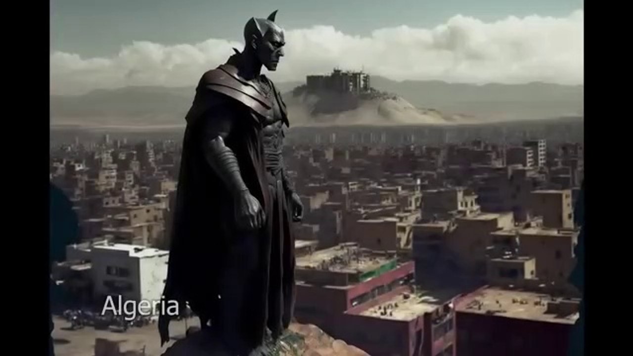 Countries as Supervillains - Created with AI           Pays en tant que super-vilains - Créé avec l'IA