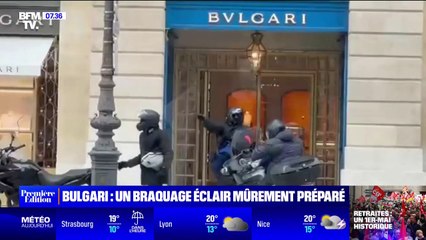Bijouterie Bulgarie braquée à Paris: les suspects sont toujours en fuite