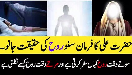 Rooh K Bary Main Hazrat Ali Ka Farman | Soul | روح کیسے پرواز کرتی ہے