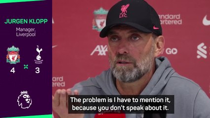Klopp says referee Tierney has grudge against Liverpool