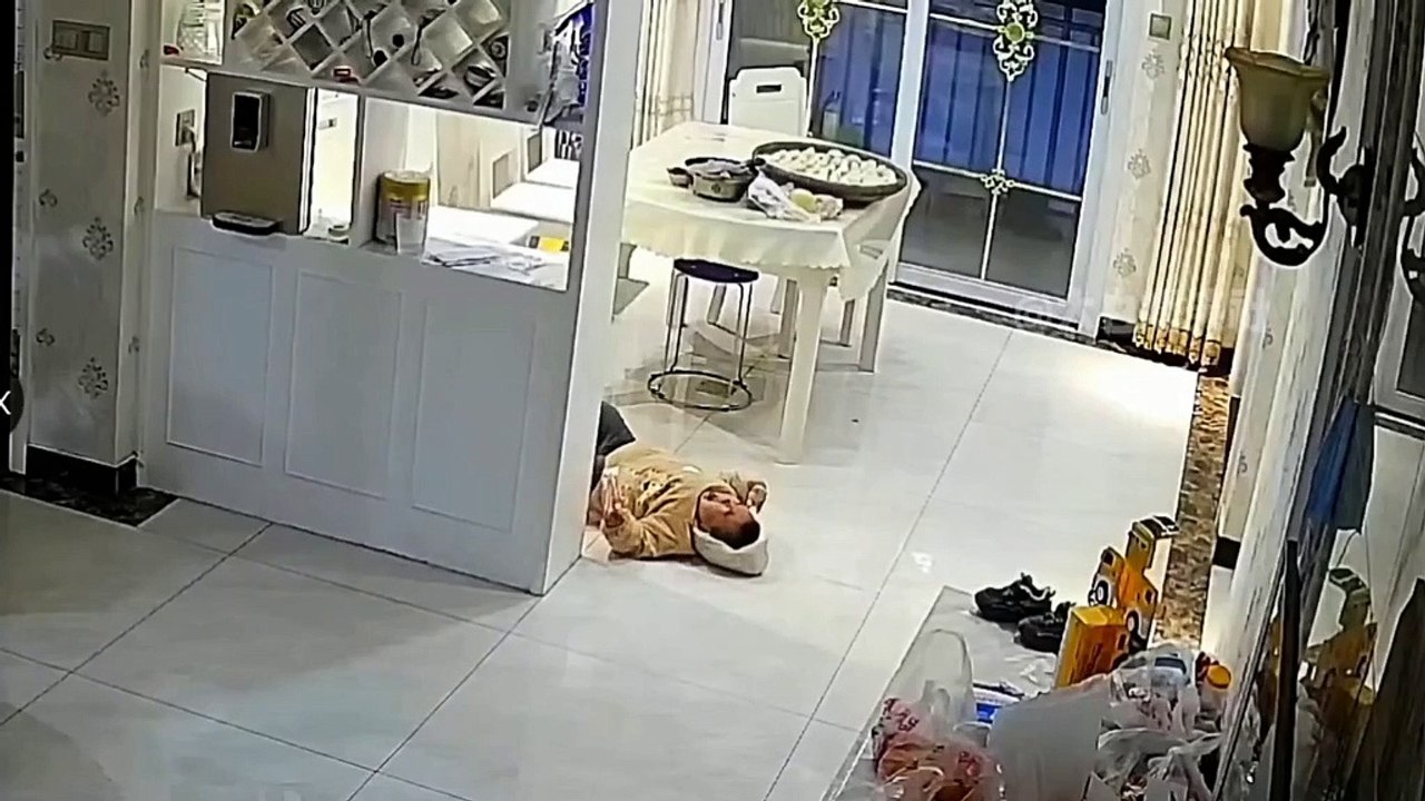 On the floor  || funny video