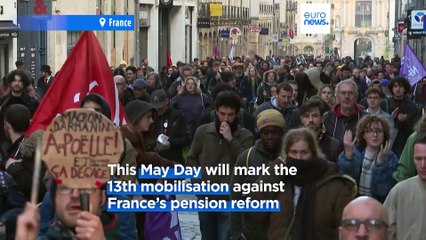 With one million people expected to hit the streets, France braces for 'historic' May Day rallies