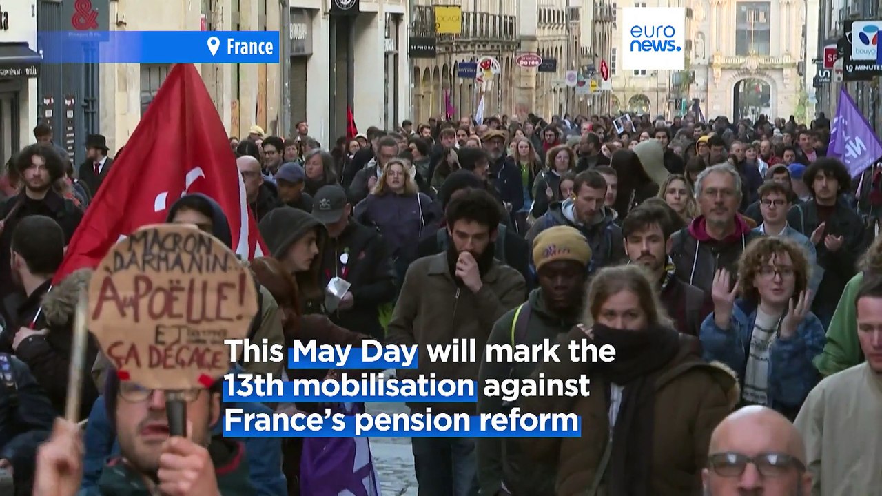 With one million people expected to hit the streets, France braces for 'historic' May Day rallies