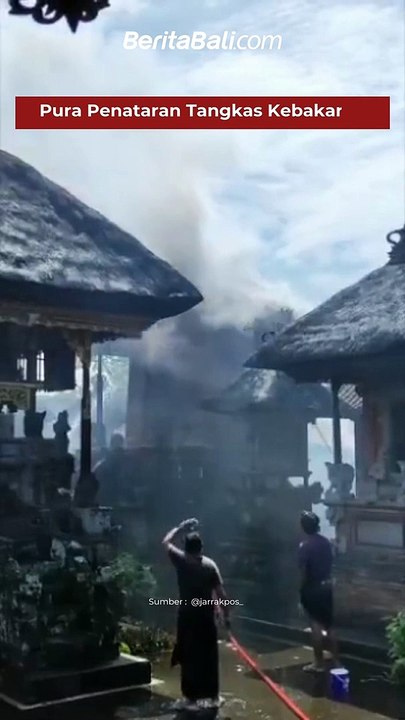 Pura Penataran Tangkas Kebakaran  Telah terjadi kebakaran di Pura Penataran Tangkas, Gianyar, Senin (1/5/). Saat ini sudah dalam penanganan petugas