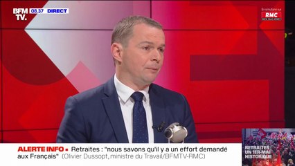 Olivier Dussopt affirme que Matignon enverra une invitation aux syndicats "dans les jours qui viennent"