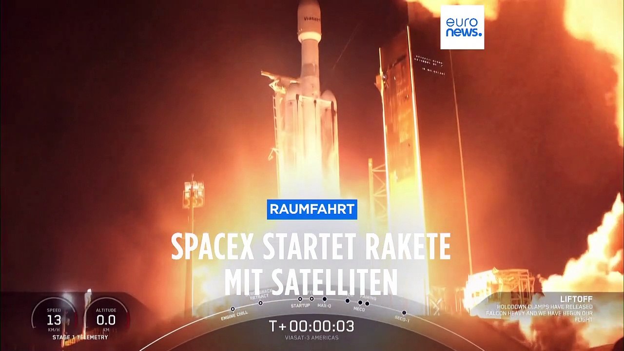 Lift Off: Falcon 9 bringt Satelliten ins All