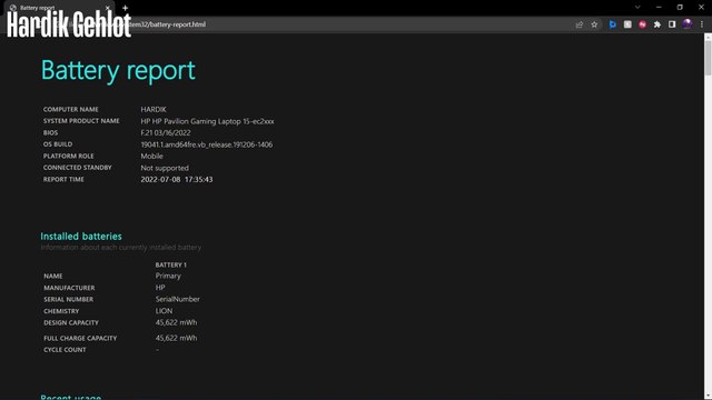 How to check Battery Report of any Windows Laptop