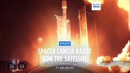 Download Video: Spazio: SpaceX ha lanciato il potente razzo Falcon 9 Heavy