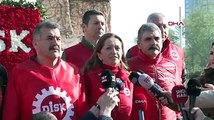 Taksim'de DİSK'ten tarihi çıkış: ''2023 1 Mayıs'ı Taksim'in yasaklı olduğu son 1 Mayıs olacak''