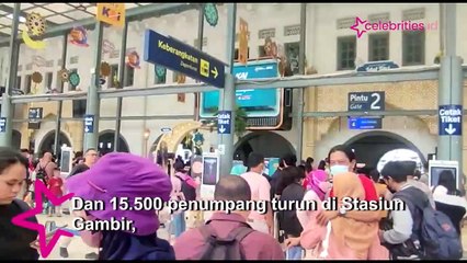 44 Ribu Pemudik Tiba di Jakarta Menggunakan Kereta Api, Tertinggi sejak Arus Balik