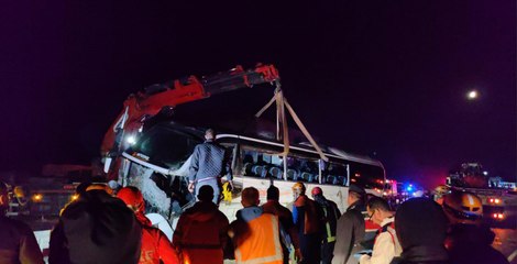 Bursa'da feci kaza: 3 ölü 44 yaralı