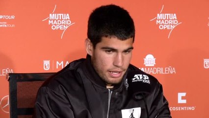 Alcaraz: "Este partido me da mucha confianza de cara a lo que viene"