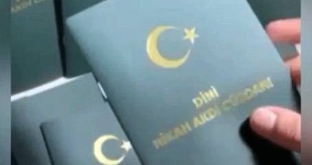 İnternette 'dini nikah cüzdanı' satışı