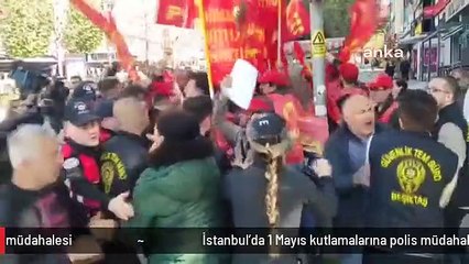 İstanbul'da 1 Mayıs kutlamalarına polis müdahalesi