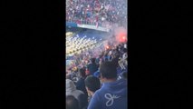 Suspenden un partido de fútbol en Chile tras salir heridas varias personas por el lanzamiento de bengalas desde la grada
