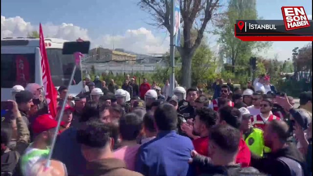 Maltepe'de yürüyüş yapmak isteyen gruba polis müdahalesi