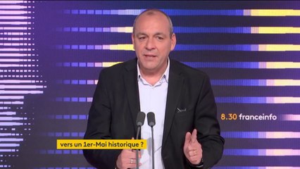 Manifestation du 1er-Mai : "Il y a malheureusement quelques dingues", reconnaît Laurent Berger qui "viennent pour casser"