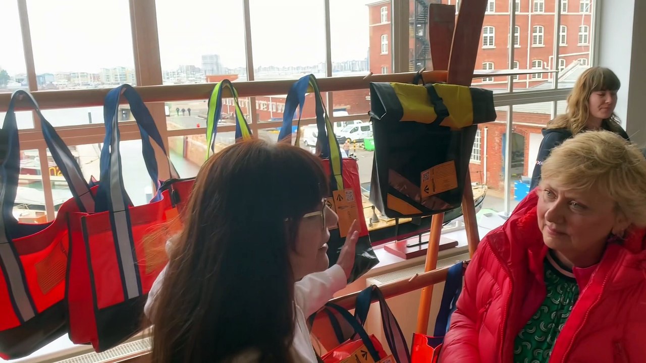 Royal Navy Life Raft Upcycling Project