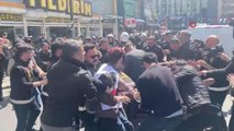 Şişli'den Taksim'e yürümek isteyen gruplara polis müdahalesi