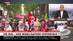 Les militants d'Extinction Rébellion s'attaquent à la Fondation Louis Vuitton et la recouvrent de peinture dans 