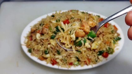 Chicken Fried Rice Restaurant Style _ चिकन फ्राइड राइस _Street Style Chicken