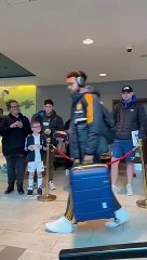 Leeds United players exit team hotel