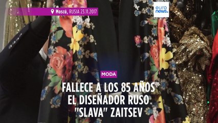 El diseñador ruso Slava Zaitsev fallece a sus 85 años