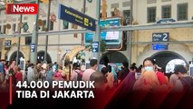 Tertinggi sejak Arus Balik, 44.000 Pemudik Tiba di Jakarta Gunakan KA pada 1 Mei 2023