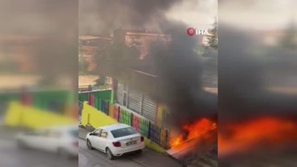 Anaokulu alev alev yandı, okulların tatil olması facianın önüne geçti