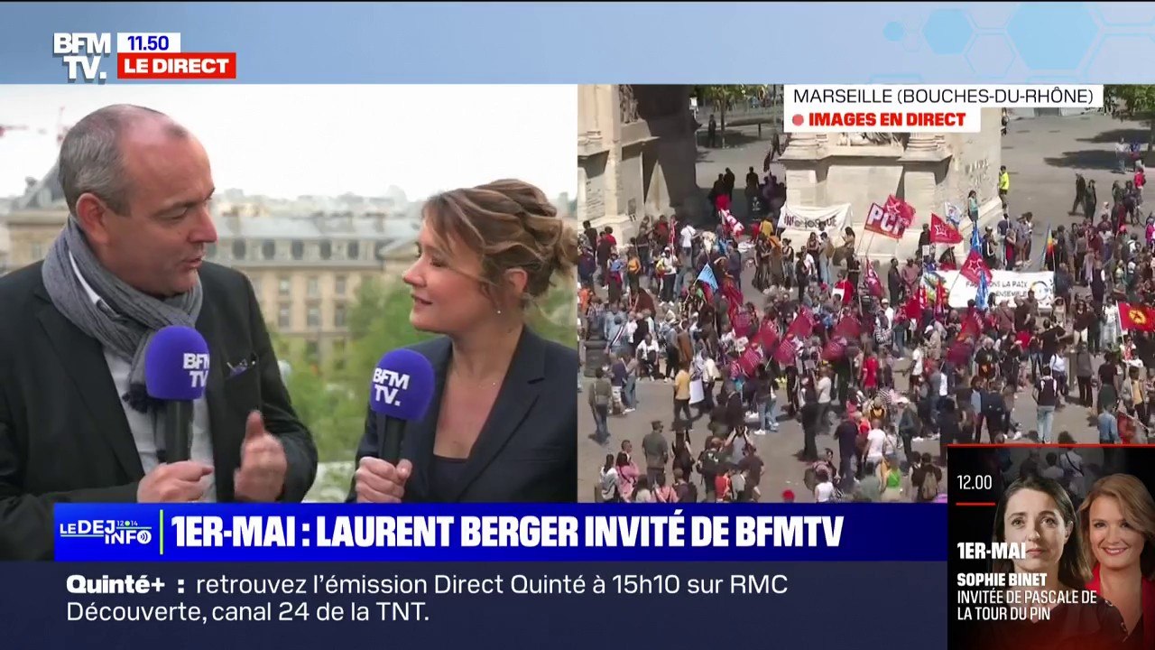Invitation des syndicats à Matignon: Laurent Berger souhaite "construire des propositions communes en intersyndicale"