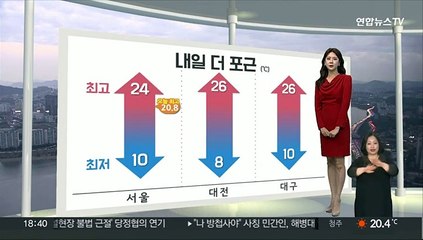 [생활날씨] 내일 낮 기온 더 올라…대기 건조 심해