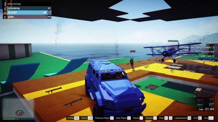 Grand Theft Auto 5 / Gta 5 Online Gameplay Rpg VS Insurgent Cars and Plane funny moments